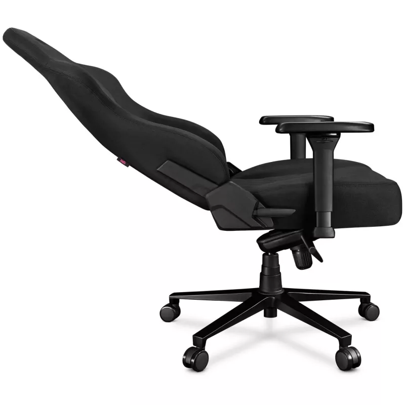 YUMISU 2053 silla gaming, tapizado de tela, negra (Y-2053-BB-M)