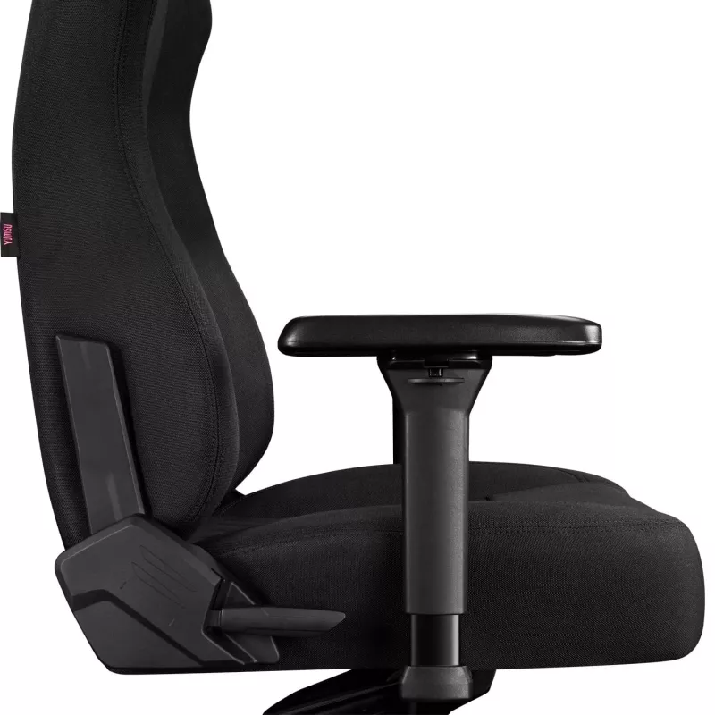 YUMISU 2053 silla gaming, tapizado de tela, negra (Y-2053-BB-M)