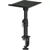 MOZOS MSK10 soporte para monitores de estudio par – soportes de altavoz de acero ajustables en altura con almohadillas de desacoplamiento, puntas de suelo y gestión de cables, 800–1300 mm, 20 kg de carga por soporte, negro
