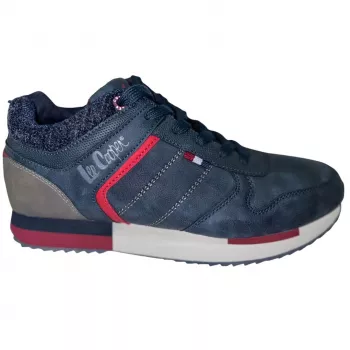 Lee Cooper zapatillas de deporte hombre navy rojo LCJ-21-29-0642M