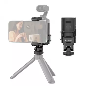 PULUZ soporte de marco de expansión para DJI Osmo Pocket 3 con rosca de 1/4 de pulgada y soporte para teléfono (PU726B)