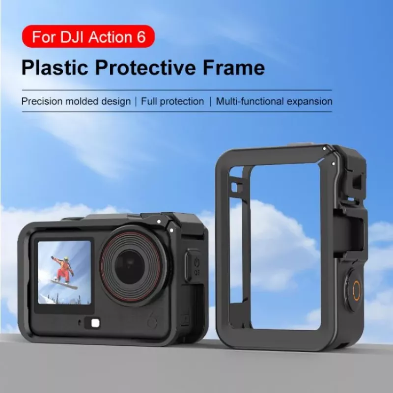 PULUZ jaula de cámara soporte de marco para DJI Osmo Action 6 - PU1088B