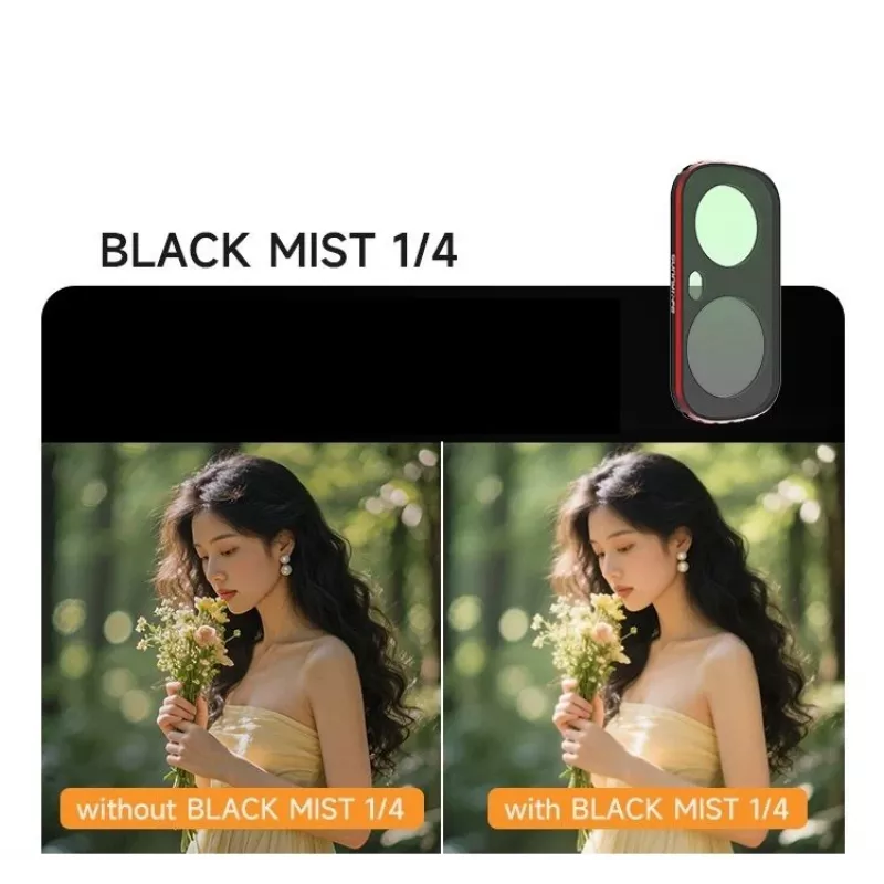 Sunnylife LU-FI232-D Filtro magnético Black Mist 1/4 para Insta360 Luna Ultra