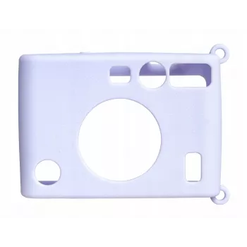 LOVEINSTANT Funda protectora de silicona para Fujifilm Instax Mini Evo - Lila