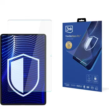 3MK PROTECTION FlexibleGlass Pro Protector de pantalla de cristal híbrido para Honor Pad 10.1 / Pad X9 - 7H, antirrotura, oleófobo, sin burbujas, montaje Fit-In™