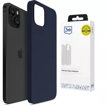 3MK PROTECTION Apple iPhone 15 - Funda 3mk Hardy Mellow Azul oscuro