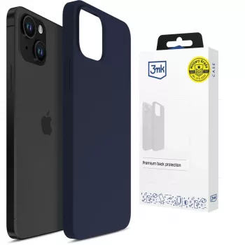 3MK PROTECTION Apple iPhone 15 - Funda 3mk Hardy Mellow Azul oscuro