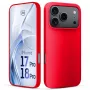 3mk Hardy Mellow Funda para Apple iPhone 17 Pro / 18 Pro Rojo
