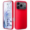 3mk Hardy Mellow Funda para Apple iPhone 17 Pro / 18 Pro Rojo