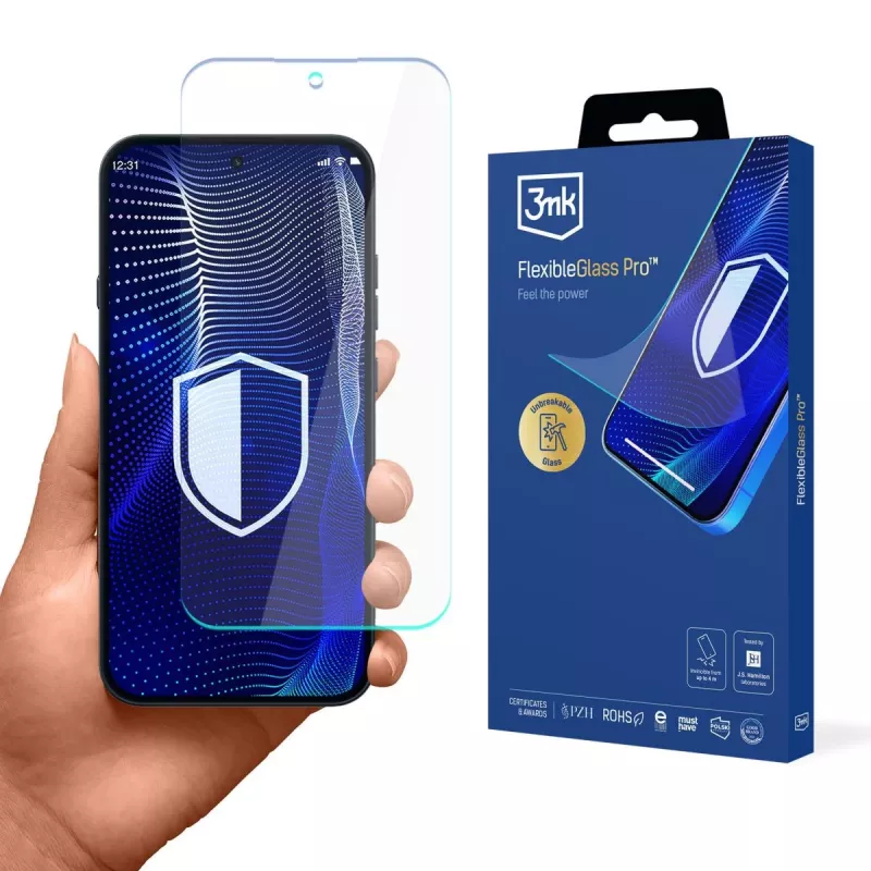 3MK PROTECTION Nothing Phone (4a) - Protector de pantalla de cristal híbrido 3mk FlexibleGlass Pro