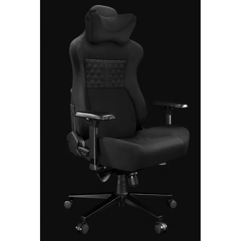 YUMISU 2052 silla gaming, tapizado de tela, negra (Y-2052-GB-M)