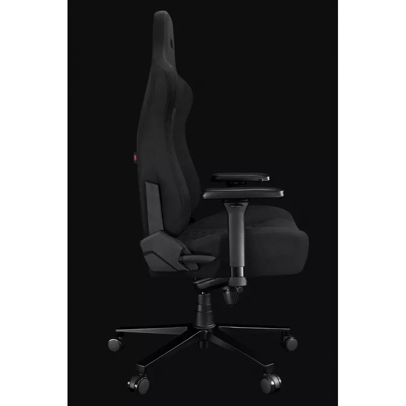 YUMISU 2052 silla gaming, tapizado de tela, negra (Y-2052-GB-M)