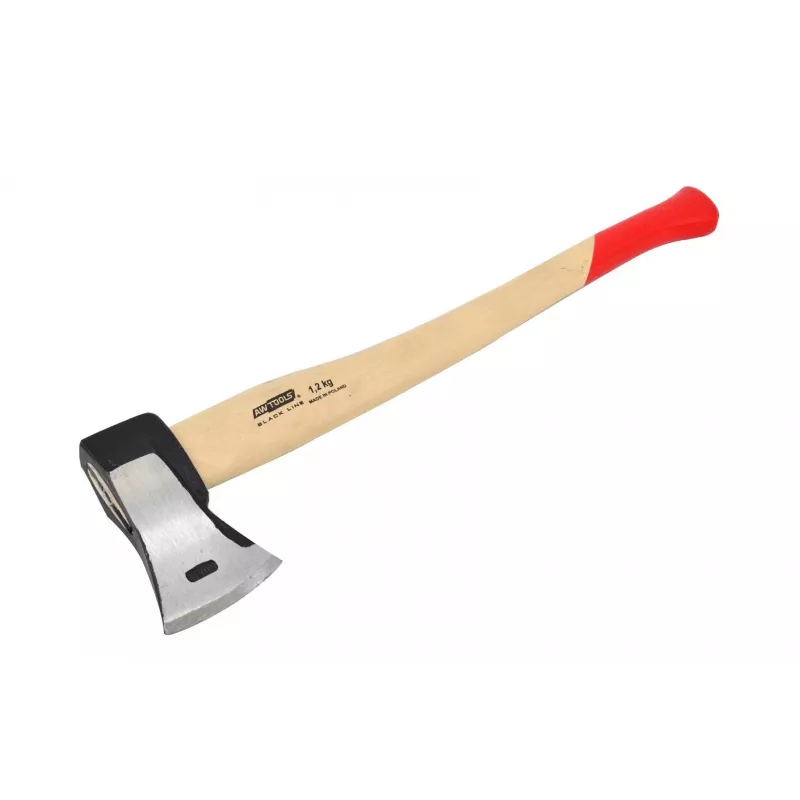 AWTOOLS AW33060BL hacha de partir con mango de fibra de vidrio, cabeza de 600g, 380mm, negro/naranja