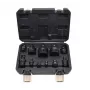 AWTOOLS juego de adaptador de impacto y junta cardán CrMo 11 piezas BLACK LINE