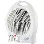 Adler AD 7728 calefactor cerámico PTC 2000W con oscilación, 2 niveles de calor, modo aire frío, protección contra sobrecalentamiento y vuelco, blanco/negro