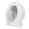 Adler AD 7728 calefactor cerámico PTC 2000W con oscilación, 2 niveles de calor, modo aire frío, protección contra sobrecalentamiento y vuelco, blanco/negro
