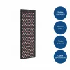 MEDIVON Lumera Max panel de fototerapia LED para el cuerpo, luz roja e infrarroja, 448 LEDs, 630–1060 nm, negro