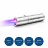 MEDIVON Lumix lámpara de fototerapia LED compacta, 5 longitudes de onda 460–900 nm, temporizador de 5 minutos, batería de iones de litio, plateada