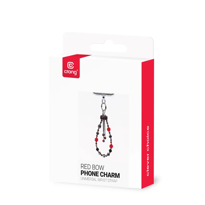Crong Phone Charm Cordón Roter Bogen – Correa de muñeca universal antivpérdida para smartphones