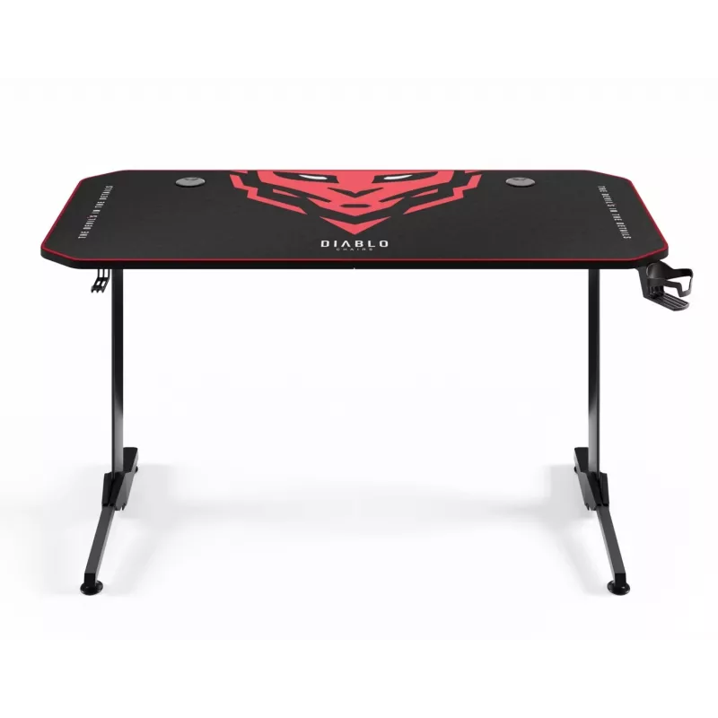 Diablo X-Mate 1400 Escritorio gaming 140 cm x 60 cm Negro