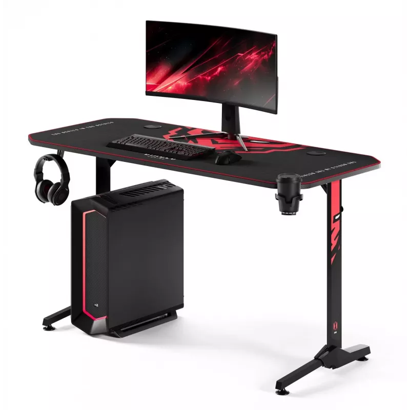 Diablo X-Mate 1400 Escritorio gaming 140 cm x 60 cm Negro