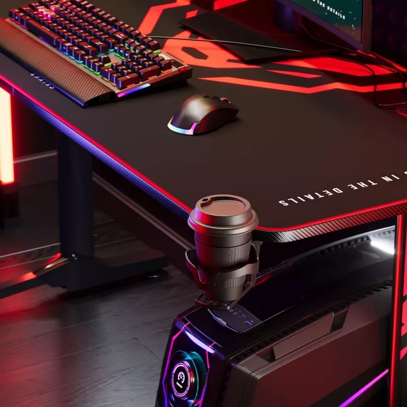 Diablo X-Mate 1400 Escritorio gaming 140 cm x 60 cm Negro