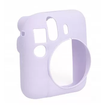 LOVEINSTANT Funda de silicona para Fujifilm Instax Mini 12 – Lila