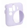 LOVEINSTANT Funda de silicona para Fujifilm Instax Mini 12 – Lila