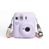 LOVEINSTANT Funda de silicona para Fujifilm Instax Mini 12 – Lila