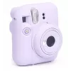 LOVEINSTANT Funda de silicona para Fujifilm Instax Mini 12 – Lila