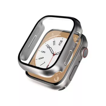 Crong Hybrid Watch Case con cristal templado para Apple Watch 40mm - Starlight