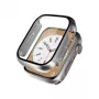 Crong Hybrid Watch Case con cristal templado para Apple Watch 40mm - Starlight