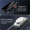 CRONG Hybrid Watch Case con protector de pantalla Tempered Glass para Apple Watch 45mm - Transparente