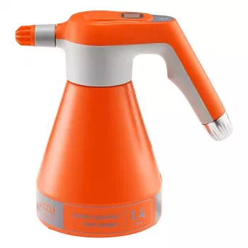 KWAZAR ACCU 1,4 L Pulverizador de jardín de batería – recargable, boquilla de latón ajustable, 2,5 bar, ergonómico