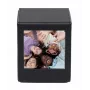 LOVEINSTANT Caja de almacenamiento de fotos para Fujifilm Instax Square - Negra con ventana, para 100 fotos