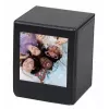 LOVEINSTANT Caja de almacenamiento de fotos para Fujifilm Instax Square - Negra con ventana, para 100 fotos