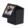 LOVEINSTANT Caja de almacenamiento de fotos para Fujifilm Instax Square - Negra con ventana, para 100 fotos