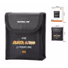 SUNNYLIFE Bolsa protectora ignífuga para baterías de DJI Avata 2 - capacidad para 2 baterías, negra