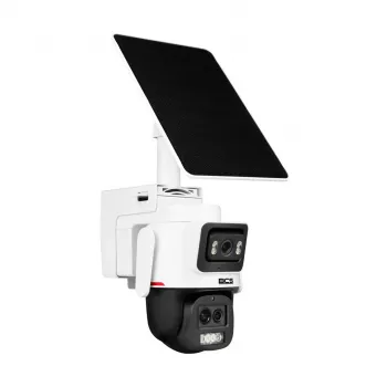 BCS-L-SIP1336FCL5-Ai-4G(SET) Cámara IP tipo bala 3MP 4G LTE con detección de personas/vehículos por IA, audio bidireccional, IR y luz blanca 30m, IP67, MicroSD hasta 256GB