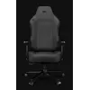 Yumisu 2054 Silla gamer de tela gris/negro, 150 kg, reposabrazos 2D, reclinable 90-150°