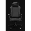 Yumisu 2054 Silla gamer de tela gris/negro, 150 kg, reposabrazos 2D, reclinable 90-150°