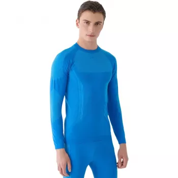 Camiseta térmica activa para hombre 4F M165 azul 4FWAW24USEAM165 33S S/M