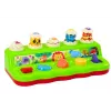 LEAN TOYS Panel didáctico de animales pop up con sonidos para niños pequeños a partir de 12 meses