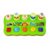 LEAN TOYS Panel didáctico de animales pop up con sonidos para niños pequeños a partir de 12 meses