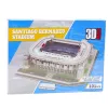 LEAN TOYS Puzle 3D estadio de fútbol Santiago Bernabéu Real Madrid 101 piezas