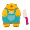 LEAN TOYS Tabla de cortar frutas y verduras con set de cuchillos juguete educativo para niños