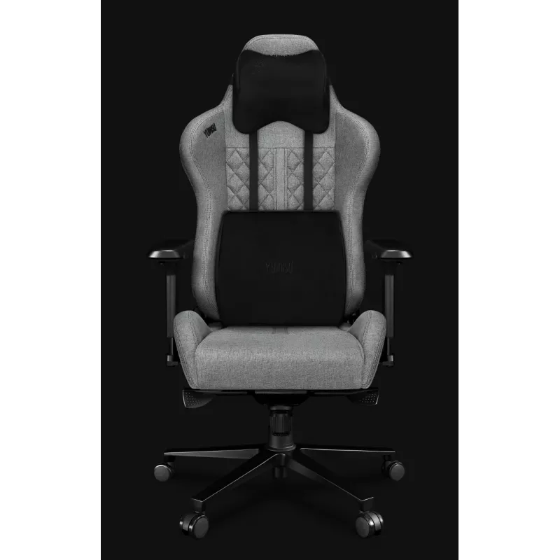 Silla de oficina YUMISU 2050, tapizado de tela, Cloud/Black (Y-2050-LB-M)