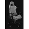Silla de oficina YUMISU 2050, tapizado de tela, Cloud/Black (Y-2050-LB-M)