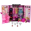 LEAN TOYS muñeca con armario vestidor para muñecas en maletín Beauty-Girl