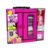 LEAN TOYS muñeca con armario vestidor para muñecas en maletín Beauty-Girl